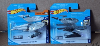 Hot Wheels USS Raumschiff Enterprise NCC 1701 & US Raumschiff Vengeance Star Trek