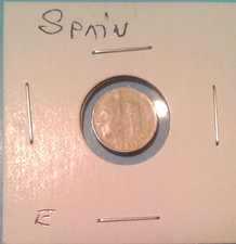 Spain 1 Peseta Error coin 1989-2001.