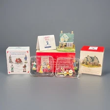 Liberty Falls Miller Family Shingle House w/ Pewter Accessories AH155 1998 Vtg