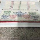 Art Deco style linen dish drying towel 16x28 no holes or tears — photo 3