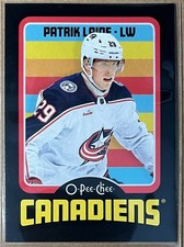 2024-25 O-Pee-Chee Retro Black Patrik Laine #419 SN: 077/100 Montreal Canadiens