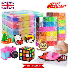 2.6mm 24/48colors Hama beads Education Iron beads 3D puzzle Fuse Beads Toy UK