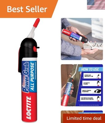 Power Grab Express 7.5 Fl Oz All-Purpose Construction Adhesive - Quick & Durable