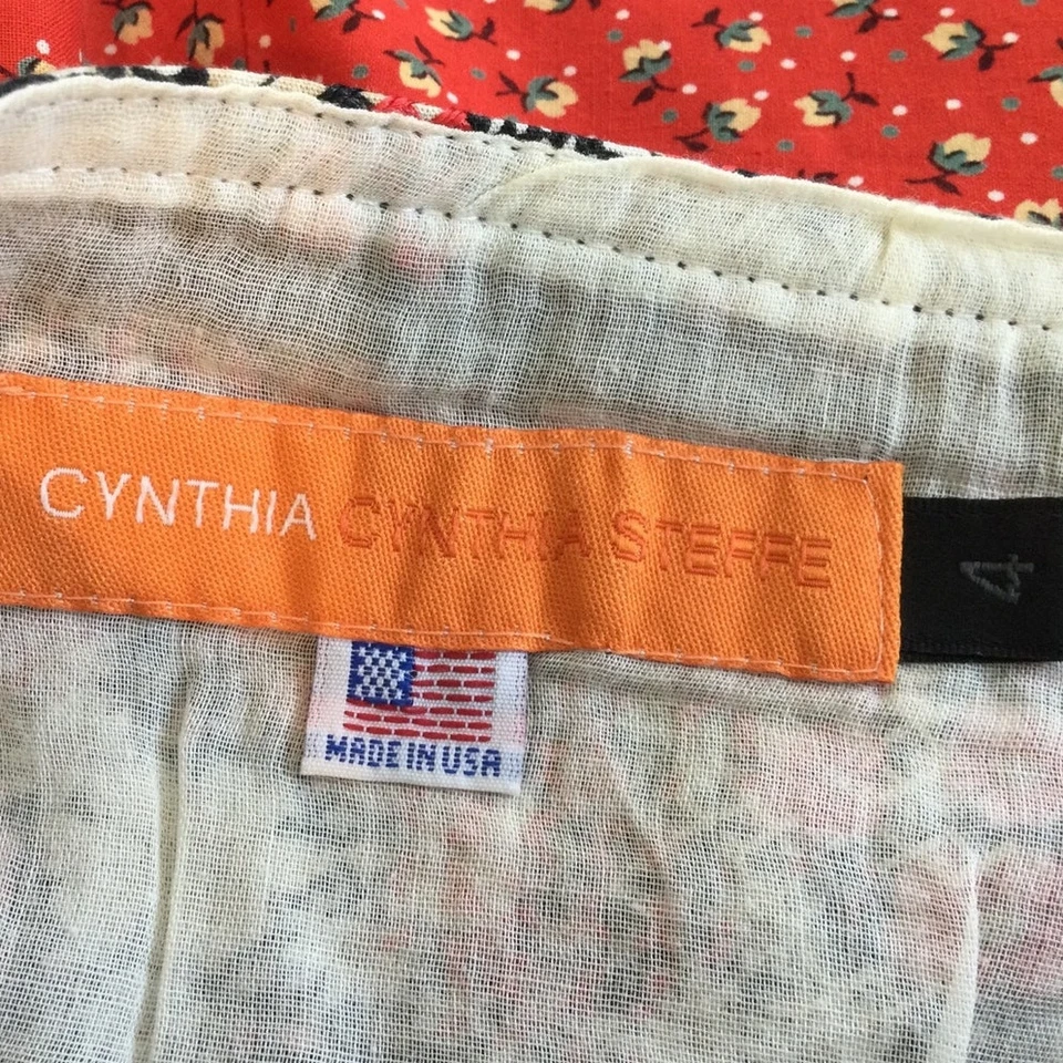 Falda Cynthia Steffe Mujer 4 Roja Negra Floral Ojales Hada Grunge Y2K Encaje Artístico Foto 2 de 4