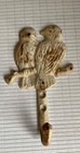 Cast Iron Bird Wall Hook Key Towel Coat Hanger Rustic Antique look needs paint — photo 1