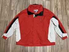 Columbia Vertex Interchange Men’s “Bugaboo” Red White Black Ski Jacket 3XL