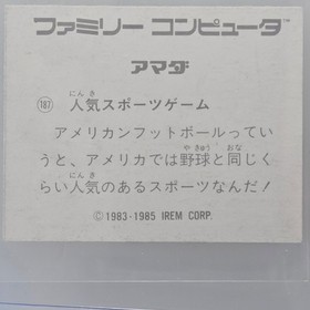 Mario Wrecking Crew Nintendo Card 1985 NES Retro Gaming Japan Import Collectible