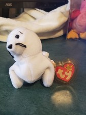 Ty Beanie Baby SEAMORE The Seal 4th Gen 1993 8" PRISTINE TRUSTED SELLER NWT