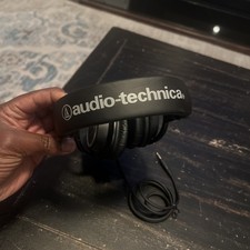 Audio-Technica ATH-M50X Black Professional Over Ear Headphones Used