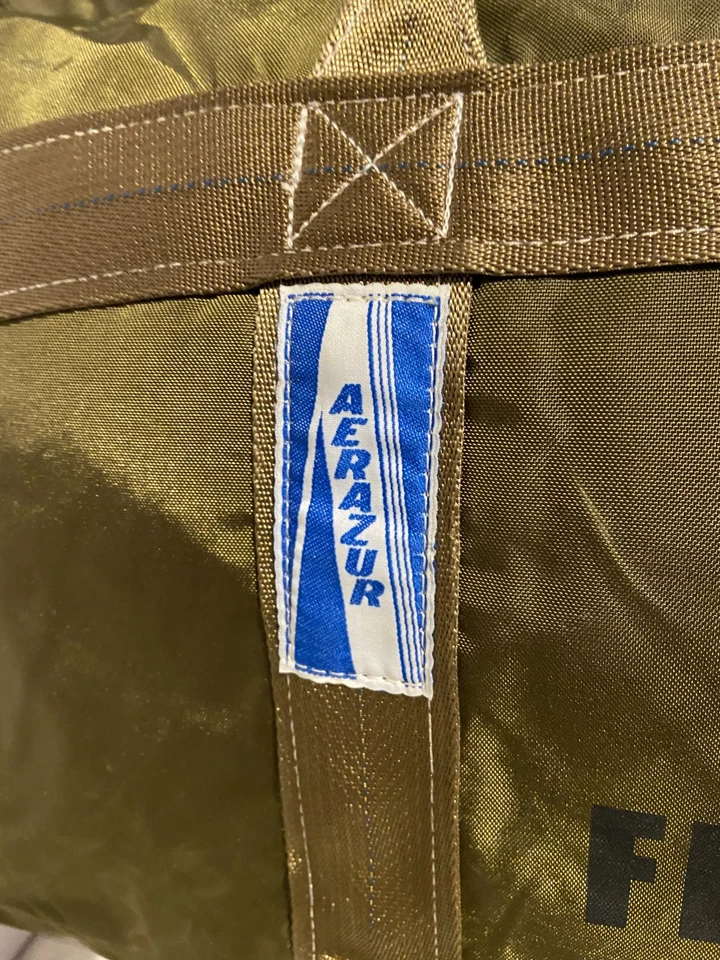 Gros sac TAP en toile de nylon de l'Armée Française NOS - Photo 2/4