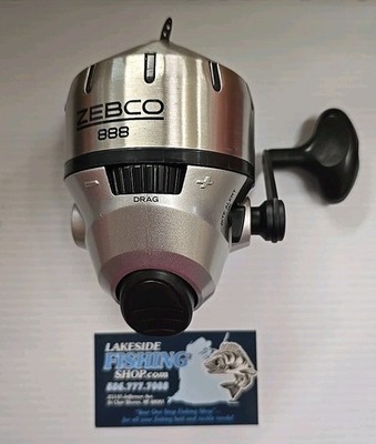 NIB ZEBCO 888 CLOSED FACE SPINCAST FISHING REEL ZS5420 3 BEARINGS (2+ CLUTCH)