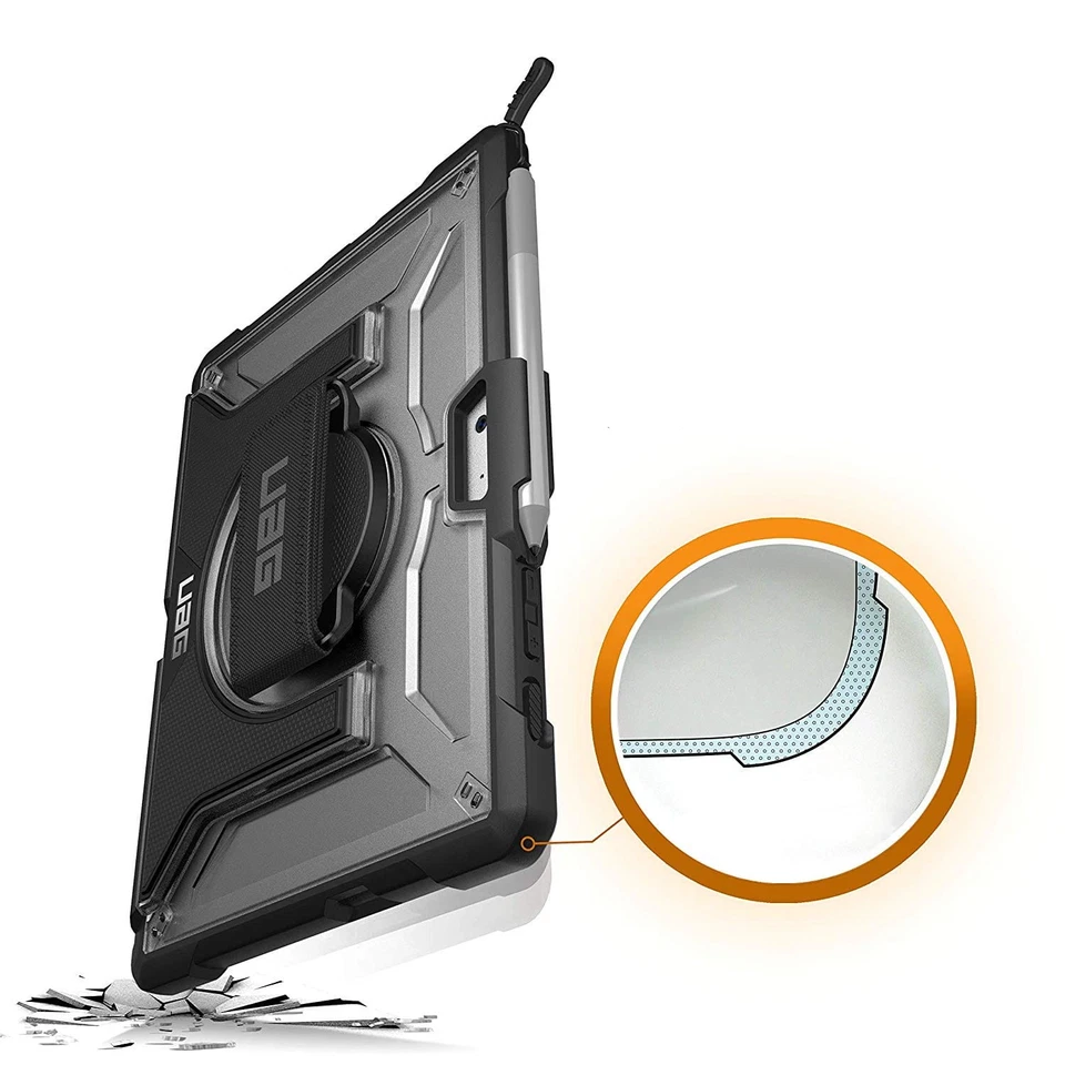 Hülle für Microsoft Surface Go 4/Go 3/Go 2/Go UAG Case Cover Schwarz/Transparent - Bild 2 von 4