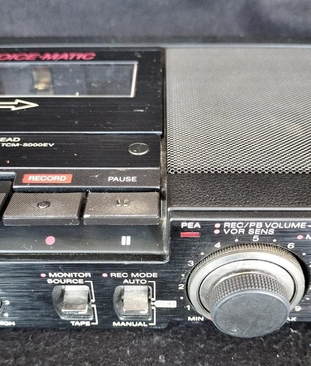Junk Sony TCM-5000EV Black Professional Cassette Recorder | eBay