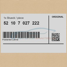 Original BMW 52107027222 - Polsterteil Lehne Z8