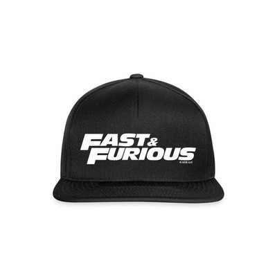 Fast and Furious klassisches Logo weiß Snapback Cap