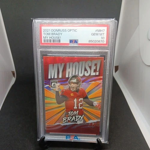 2021 Donruss Optic Tom Brady My House! Insert SP PSA 10 Gem Mint Buccaneers