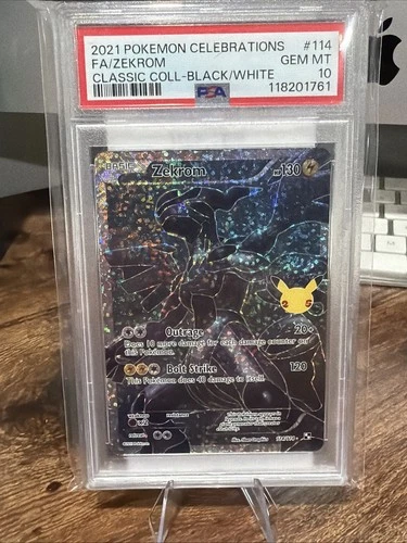 Zekrom 114/114 PSA 10 - Celebrations  25th - Pokemon Card Game