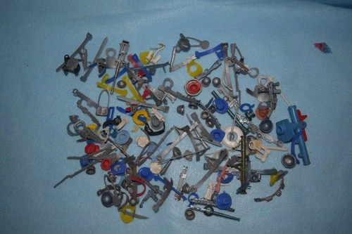 MPC accessories, large lot, few Marx & Payton accessories as well