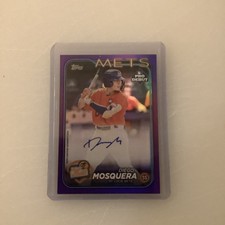 2024 Topps Pro Debut -Purple Foil Autographs #PD-72 Diego Mosquera /299 (AU, RC)