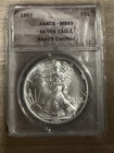 1993 SILVER AMERICAN EAGLE ANACS MS-69  NICE COIN!!!