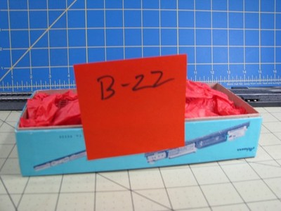 HO ATHEARN BLUE BOX M.ST-L BOX CAR  (B-22) RED /BLACK DOOR