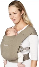 Ergobaby Embrace Cozy Knit Newborn Carrier - Soft olive