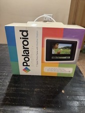 Pictures BRAND NEW Polaroid Simplicity 7  digital Photo Frame w Weather Station