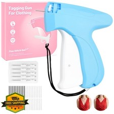 Quick Stitch Sewing Gun Kit 6 Needles 4000 Fasteners Blue White
