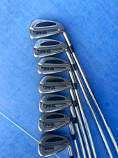 Ping S59 7pc Iron Set 4-W Right-Hand Stiff Flex Steel Shafts Silver/Black
