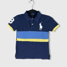 Polo Ralph Lauren Big Pony Polo Shirt Boys 5 Years Striped Preppy Embroidered