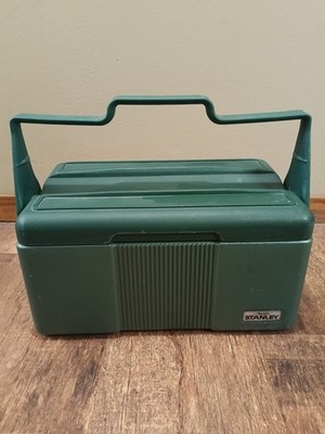 Vintage Stanley Aladdin Green Insulated Lunch Box Cooler 12/89- No Thermos