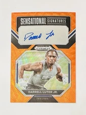 2020-21 Panini Prizm Darrell Luter Jr. #SS-DLU Orange Wave Prizm Auto /75