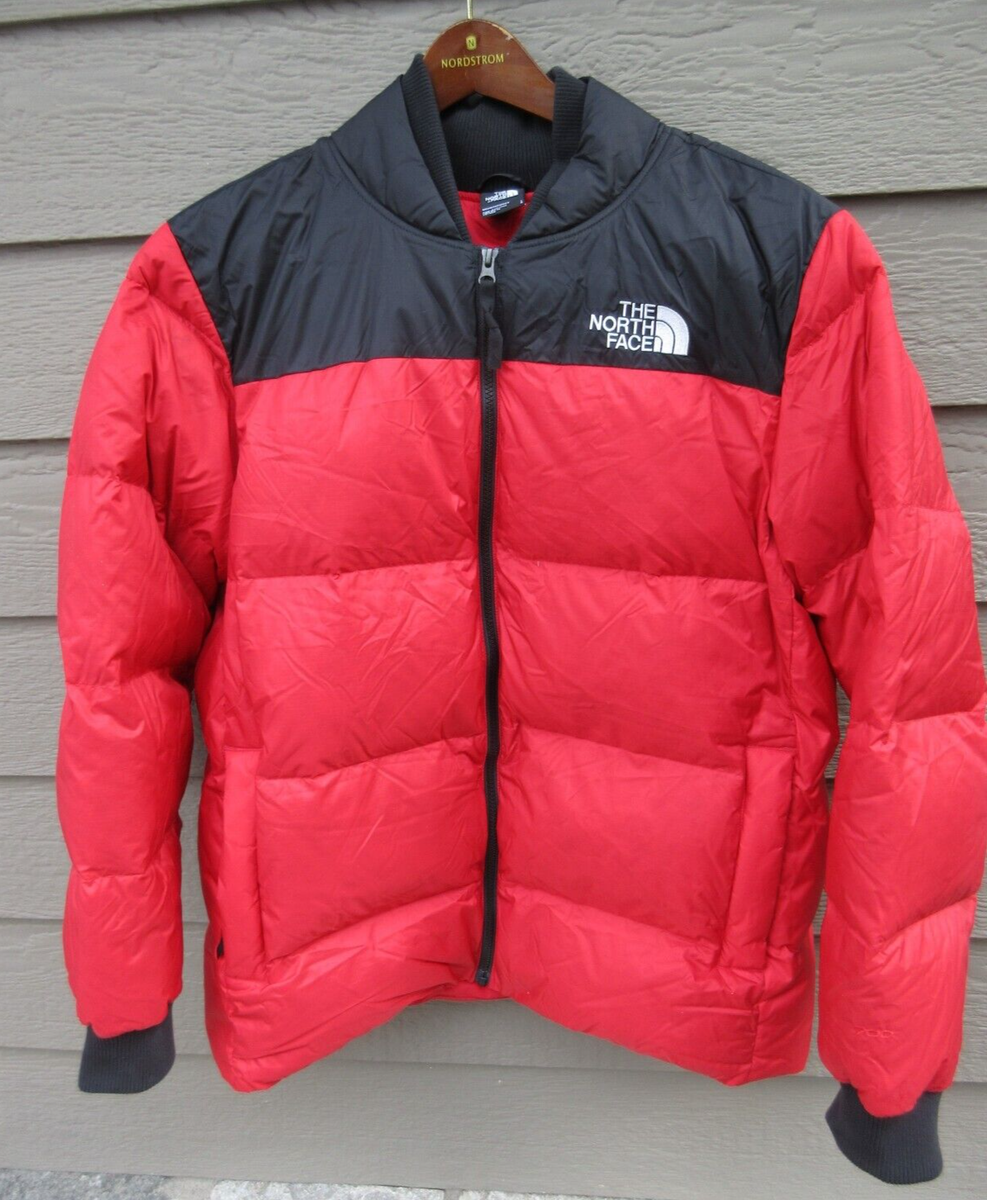 The North Face Nordic Jacket 700 Down Bomber Puffer Coat TNF Red