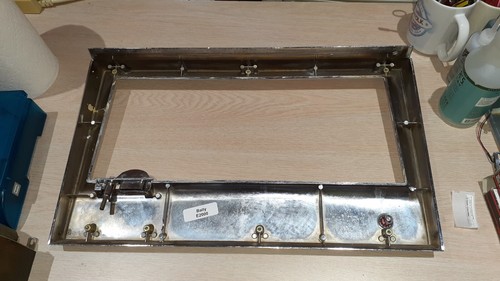 BALLY E2000 Series Upper Door Chrome Reel Bezel w/Coin Head - Picture 2 of 8