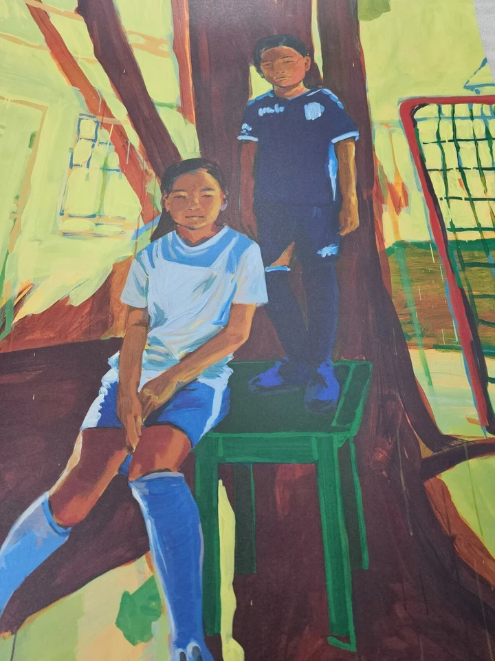 Claire Tabouret Tegyu & Terrin in the garden Limited Signed Poster - image 4 of 4