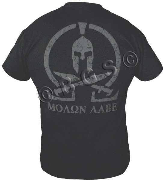 MOLON LABE shirt SPARTAN COME AND TAKE IT THEM BLACK SPEC OPS Pro Gun S - 3X