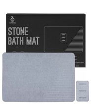 Diatomite Stone Bath Mat by Serene Interiors, Stone Dish Drying Mat, Premium