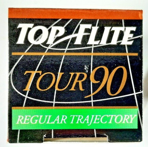 Spalding Top Flite Tour 90 Regular Trajectory golf ball 3 pack NIP unused - Picture 3 of 6