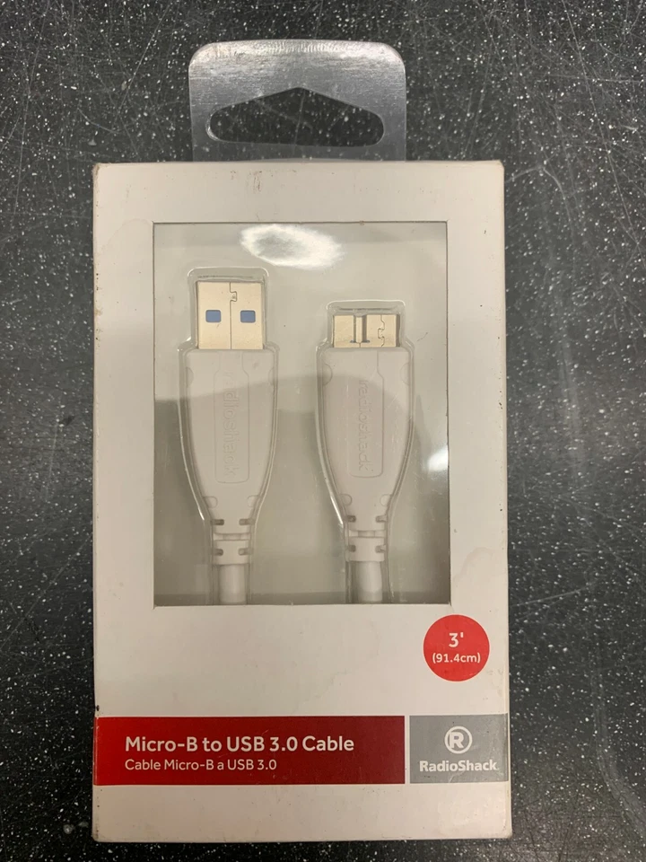 Micro USB 3.0 Cable High Speed Data SYNC For HDD Portable External Hard Drive - Image 3 of 4