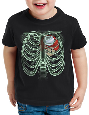 X-Ray Toad Kinder T-Shirt mario videospiel super world