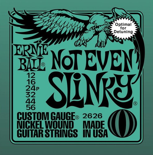 Ernie Ball Not Even Slinky Nickel Guitar Strings - Picture 1 of 1