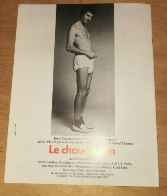 CINEMA CANNES DER FRANZÖSISCHE FILM 10. MAI 1974 BERNARD FÜHRT DAS HEISSE KANINCHEN