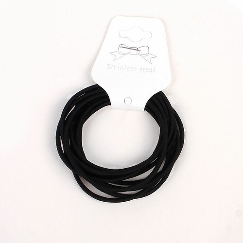 10Pcs 5cm Rubber Bands Scrunchy Elastic Hair Bands Hair Ties Ponytail Hair Ring" - Picture 13 of 22