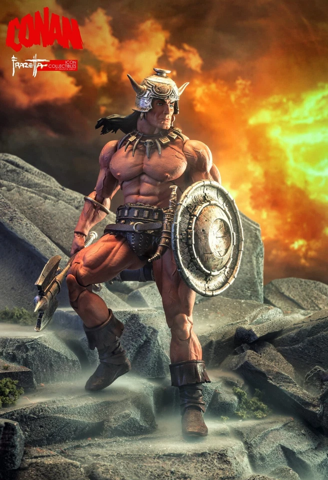 Conan der Barbar Actionfigur im Maßstab 1:12 von ICON Collectibles - Bild 3 von 4