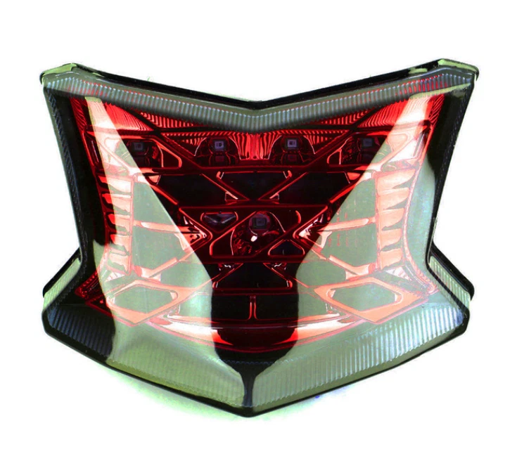 Luz trasera LED integrada intermitente para Kawasaki Z650 Z900 Ninja 650 2017-2019 Foto 3 de 4
