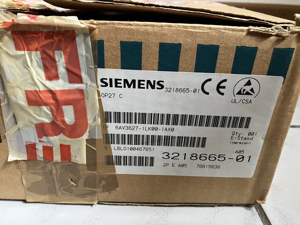 Siemens Simatic Panel OP27 Operator Panel Color 6AV3627-1LK00-1AX0 - Bild 3 von 4