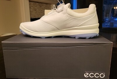 BRAND NEW - Ecco W Biom Hybrid 3 Women's Leather Golf Shoes Size US 10 - White