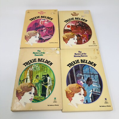 Trixie Beldon Lot Kathryn Kenny #7, #10, #14, #16 Oval Cover