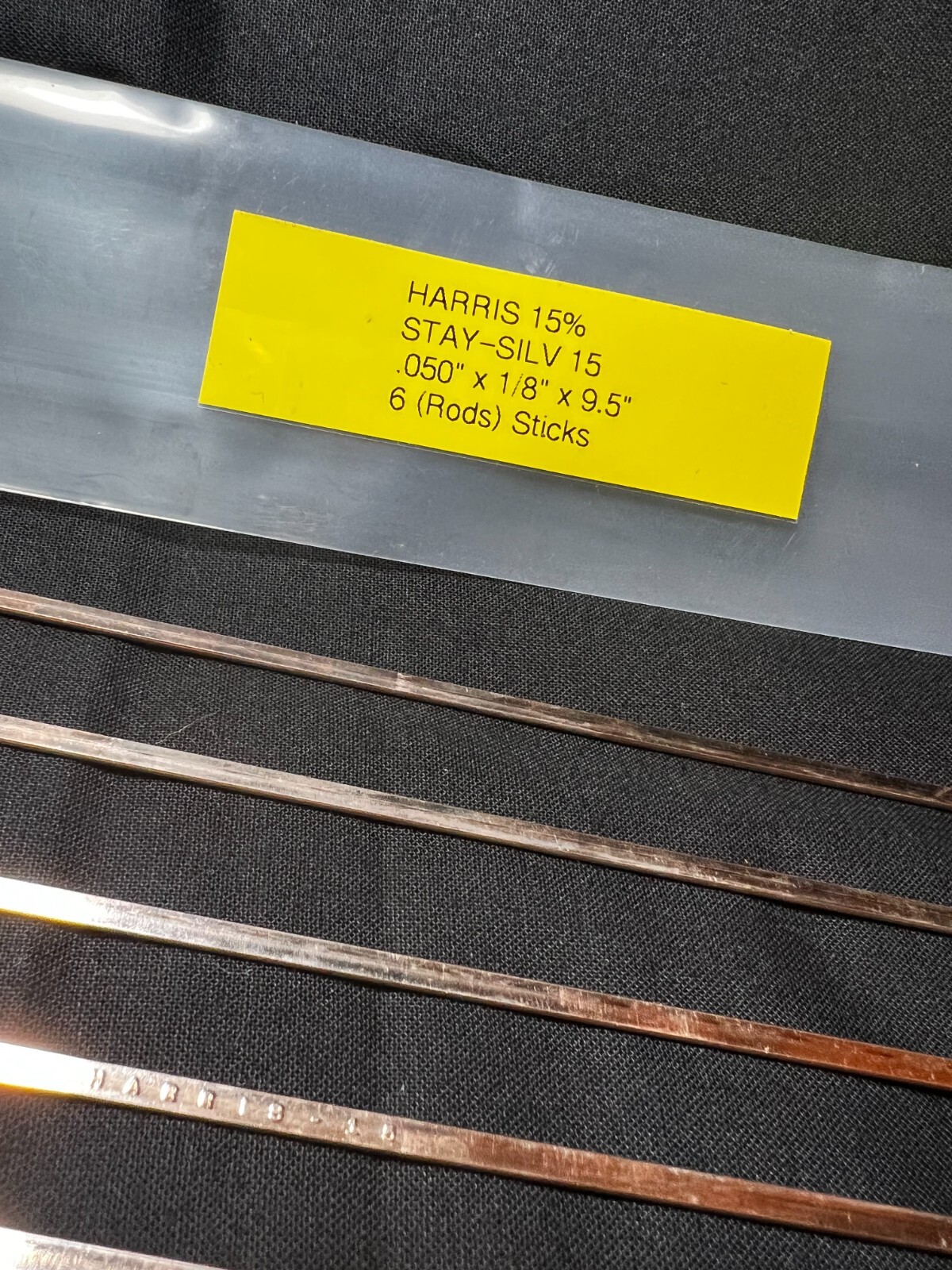 Harris Stay Silv 15 15 Silver Brazing Alloy Rods StaySilv 15 Qty. 6 Rods eBay