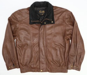scully men's leather jacket